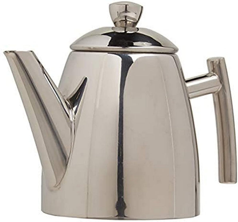 Frieling 18/8 Stainless Steel Teapot with Infuser, Tea Warmer with Teapot Infuser for Loose Tea, 34 Ounces