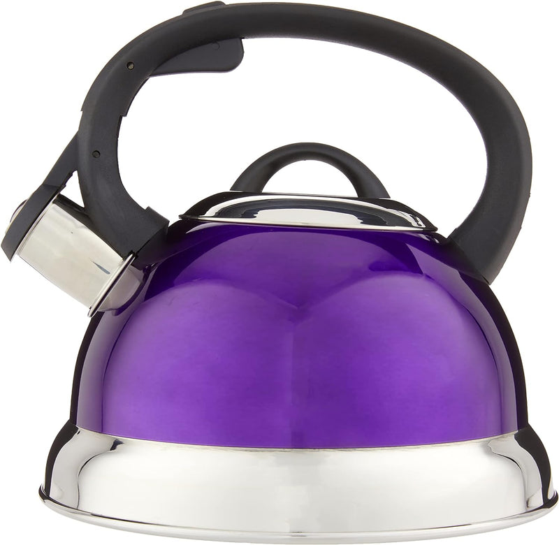 Mr. Coffee Flintshire 1.75-Quart Whistling Tea Kettle Stainless Steel (91407.02) (93586562M)