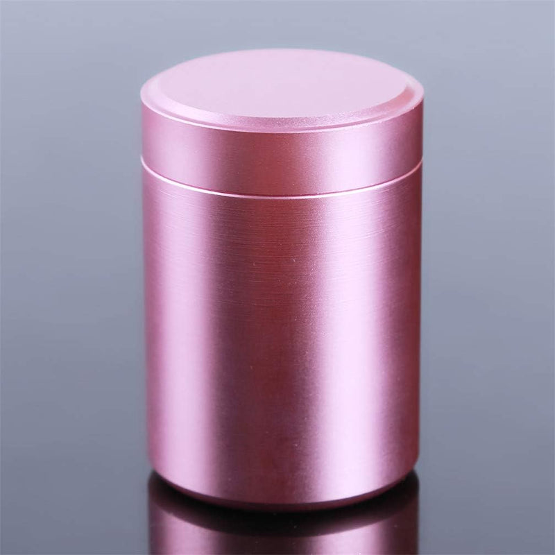 LJSLYJ Tea Storage Containers Airtight Tea Tins,Tea Caddy，Sealed Storage Tank Can Store Tea Honey Seed Coffee,Pink