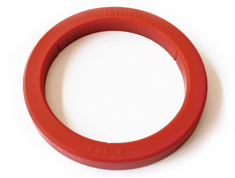 Cafelat Group Gasket-E61 (Red), Silicone, E61 8mm, SYNCHKG060251