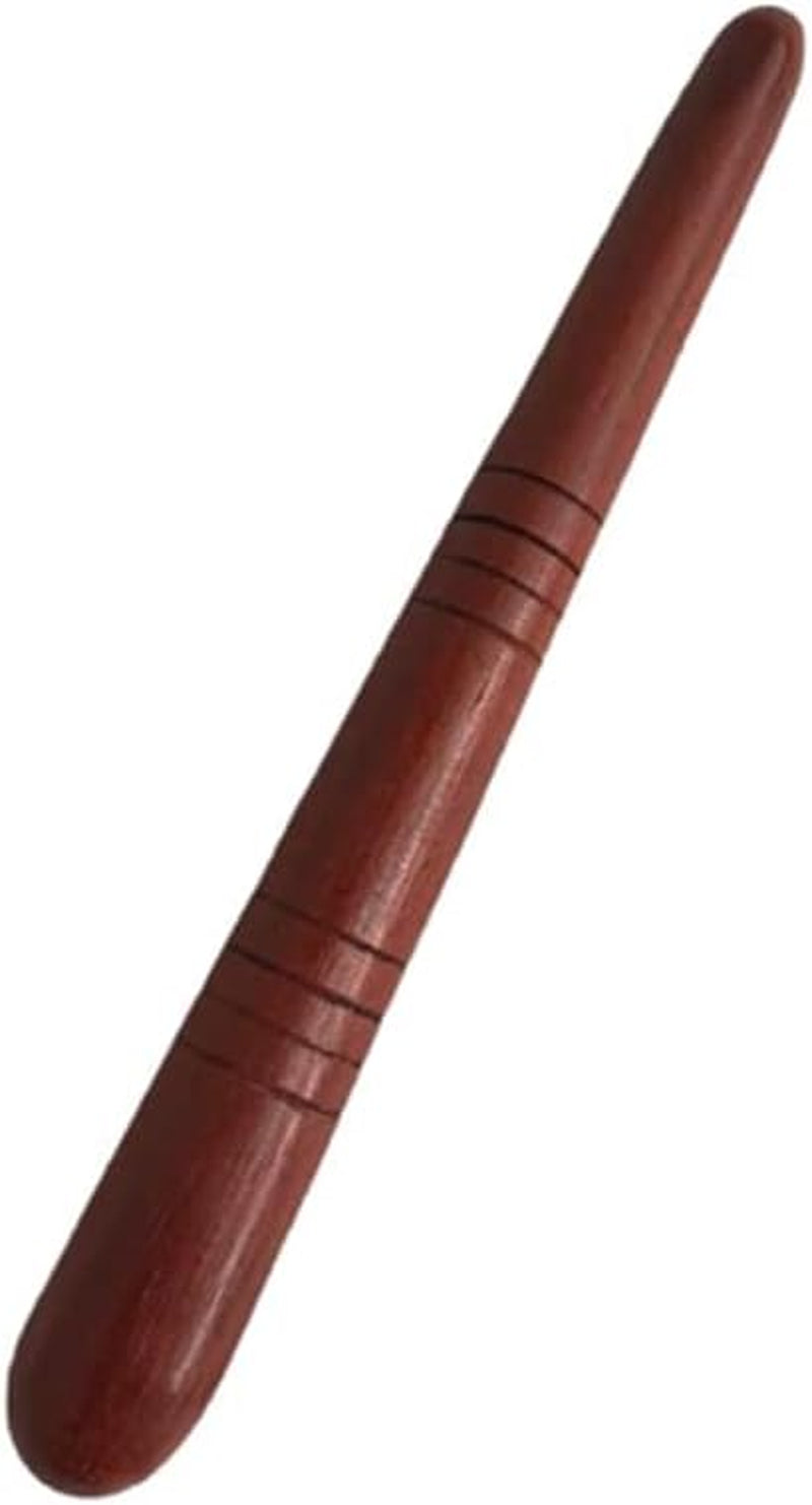 KanJA Reflexology Foot Hand Massage Wooden Stick Tools Wood Health Therapy Traditional Tool Thai Massage Body Foot Hand Face Neck Back Waist Pain Relief Travel Home,Brown,15 cm Length