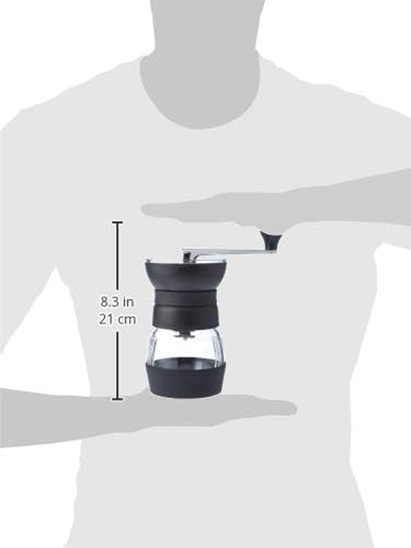 Hario "Skerton Pro" Ceramic Manual Coffee Grinder, Black