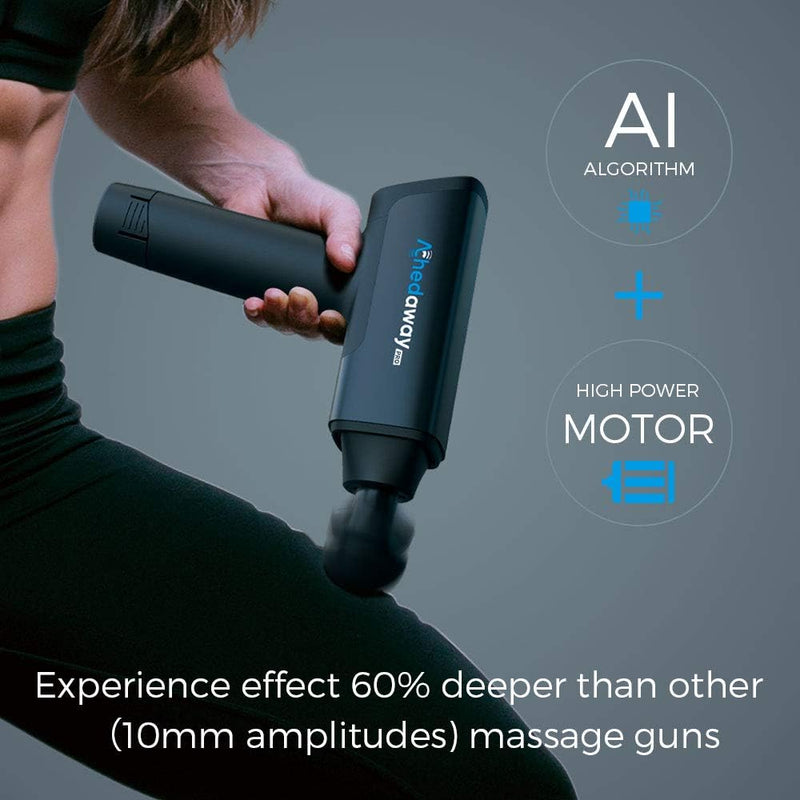 Achedaway Pro 16mm Amplitude Massage Gun Deep Tissue Percussion Muscle Massager for Athletes Handheld Muscle Electric Gun - Carrying Case Included