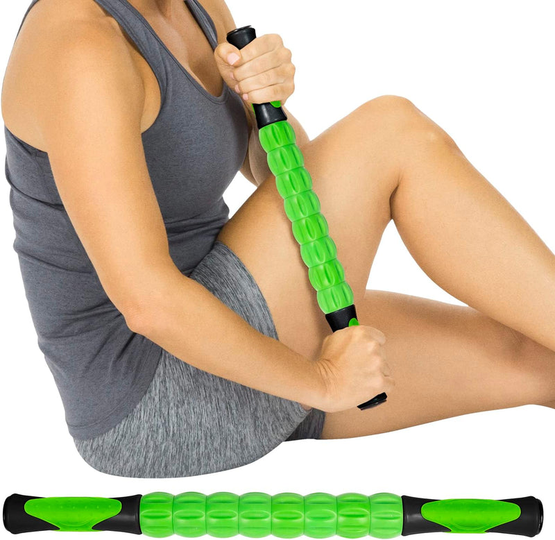 Vive Massage Stick Roller for Muscle, Back, Legs - Deep Tissue Body Fascia Massager for Hamstring, Calf, Neck Pain, Trigger Point, Exercise -Rolling Relief Tool for Physical Therapy, Recovery