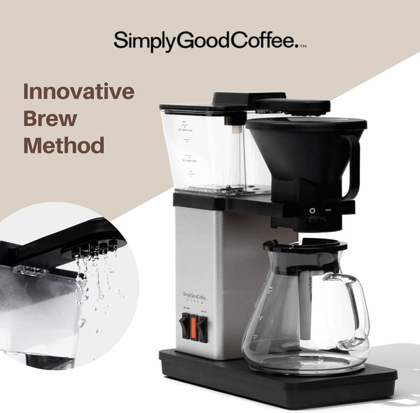 Simply Good Coffee - Olson Coffee Brewer, 8 Cup Coffee Brewer, Perfect Coffee Every time