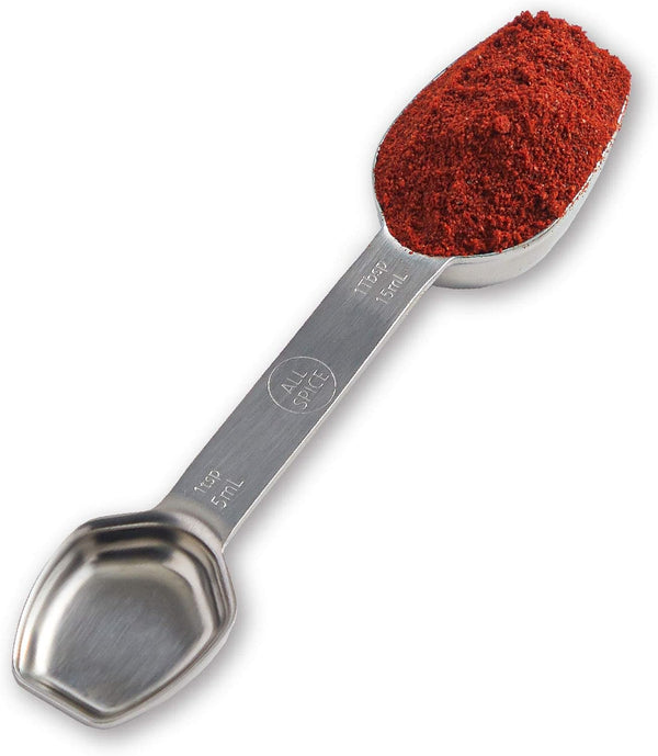 AllSpice Stainless Steel Double Sided Measuring Spoon- Teaspoon and Tablespoon