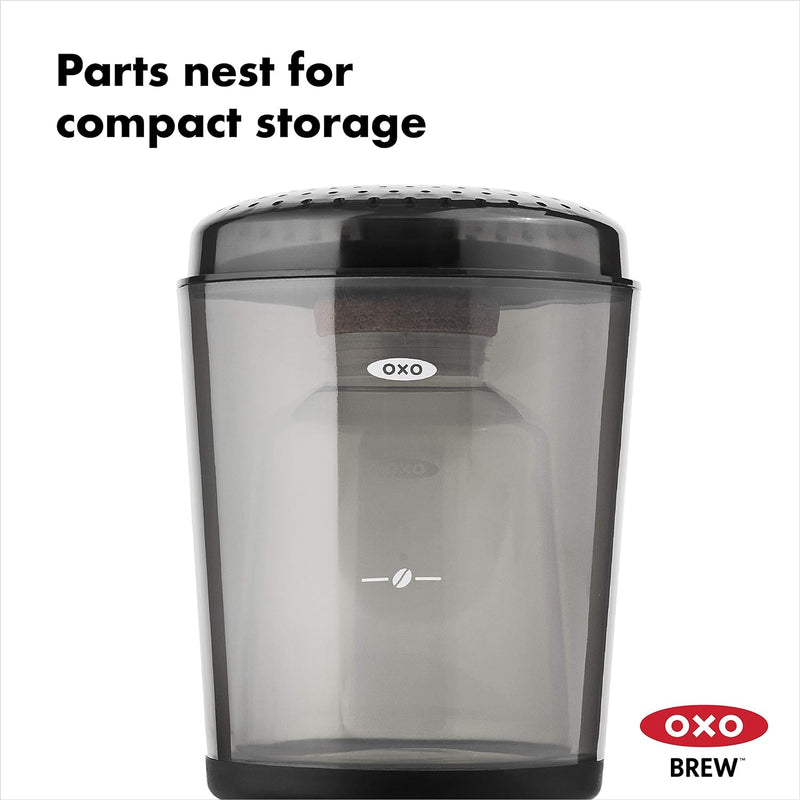 OXO Brew Compact Cold Brew Coffee Maker,Black