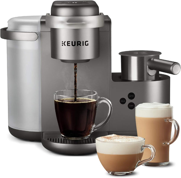 Keurig K-Cafe Special Edition Single Serve K-Cup Pod Coffee, Latte and Cappuccino Maker, Nickel