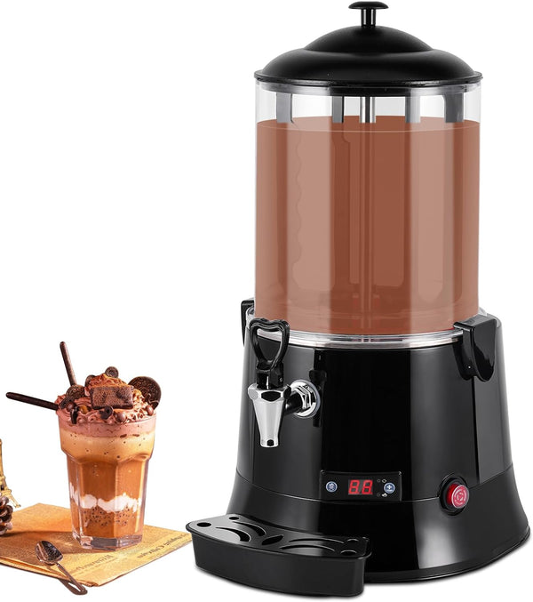 YUCHENGTECH 10L Commercial Hot Chocolate Machine Maker Dispenser Hot Chocolate Dispenser Warmer Machine Hot Beverage Warmer for Heating Chocolate Coffee Milktea CE Certification (110V, 10L)