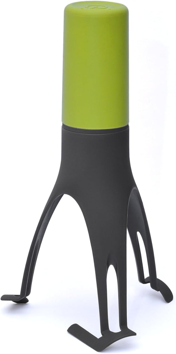Uutensil Stirr - the Unique Automatic Pan Stirrer - Longer Nylon Legs, Olive Green