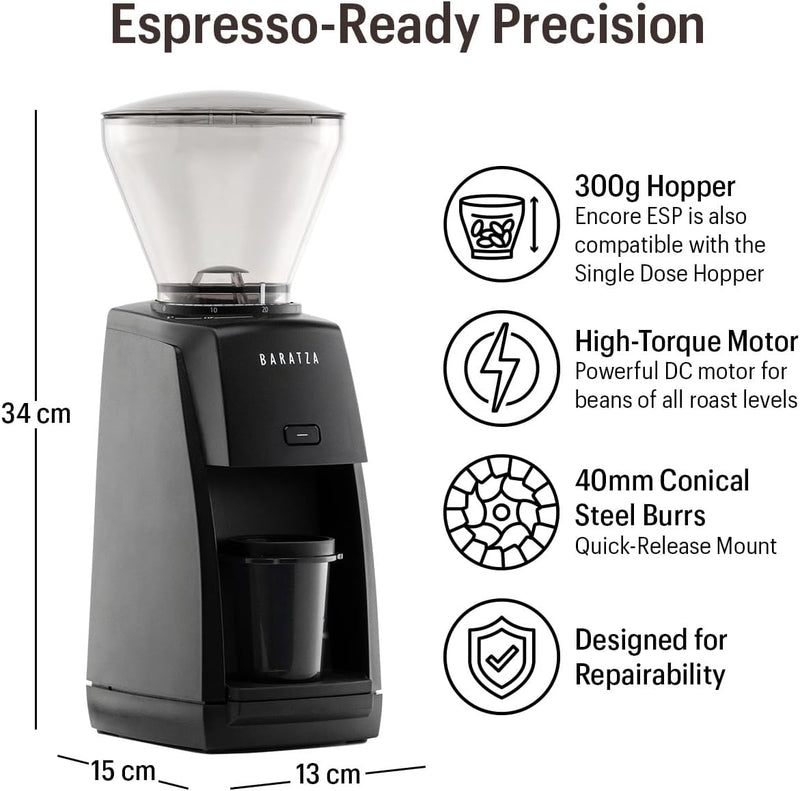 Baratza Encore ESP (Electric Burr Coffee Grinder) (Black)