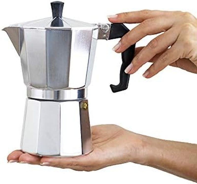 UniWare Espresso Coffee Maker Cafetera Percolator Cubana Italiana 3 6 12 Cups New in Box (12-Cup)