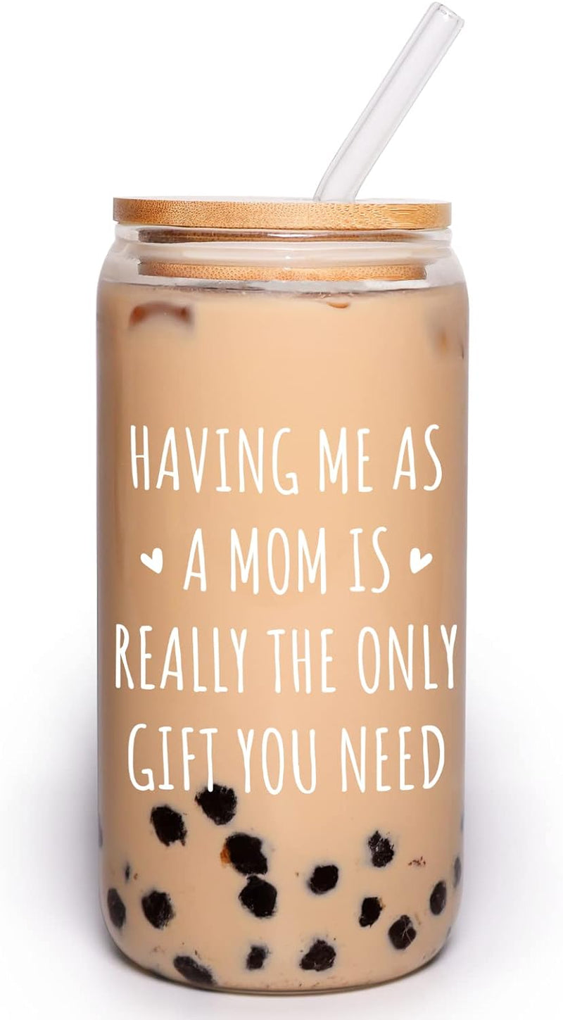 Mothers Day Gifts for Aunt, Aunt Gifts from Niece/Nephew, Aunt Birthday Gift, Best Aunt Ever Gifts, Funny Thanksgiving Christmas Gifts for Aunt, New Aunt, Aunties - 16 Oz Coffee Beer Can Glass Cups