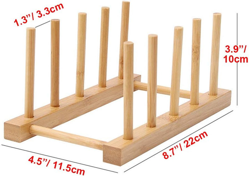 Bamboo Trivet, Desk Protector Mat Set with Hot Plate Holder for Hot Dishes/Pot/Bowl/Teapot/Pads, Heat Resistant Trivet