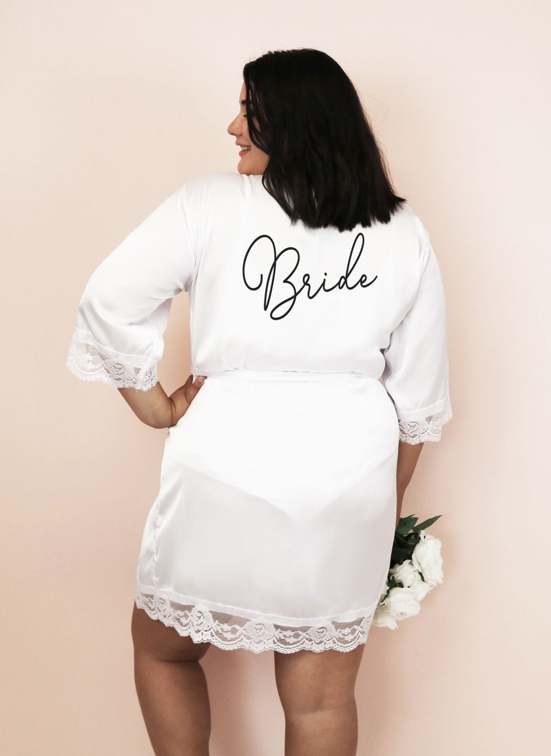 Plus Size Bridesmaid Robes - Bridal Party Robes