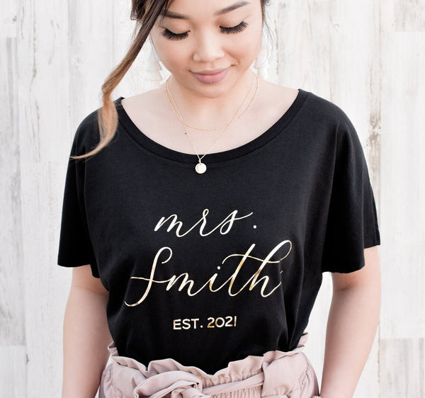 Personalized Dolman Shirts for Women and Girls - Custom Print