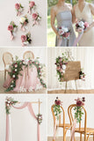 Pre-Arranged Wedding Flower Package in Dusty Rose & Mauve
