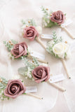 Pre-Arranged Wedding Flower Package in Dusty Rose & Cream