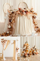 Pre-Arranged Wedding Decor Package in Rust & Sepia